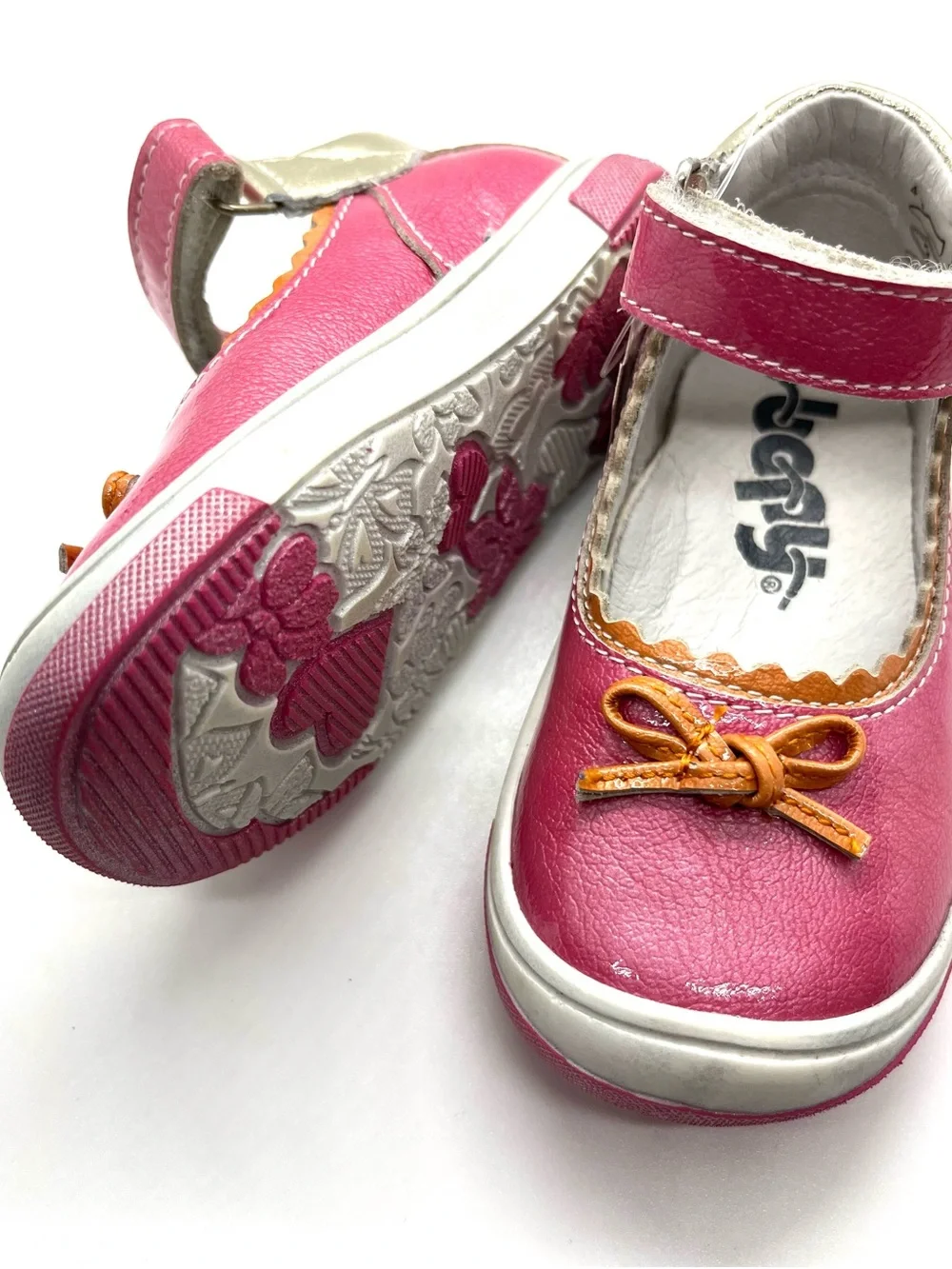 Hot Pink Patent baby mary jane Bopy EURO 4